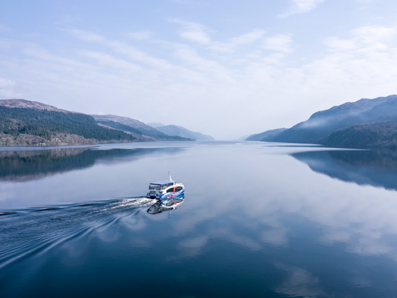 Schottland Bootstour über das Loch Ness