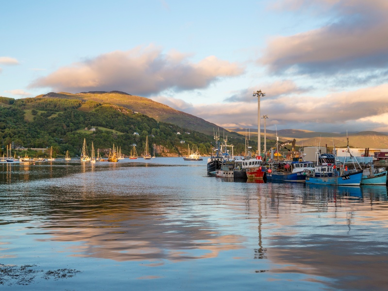 Schottland Ullapool Hafen