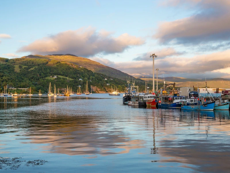 Schottland Ullapool Hafen