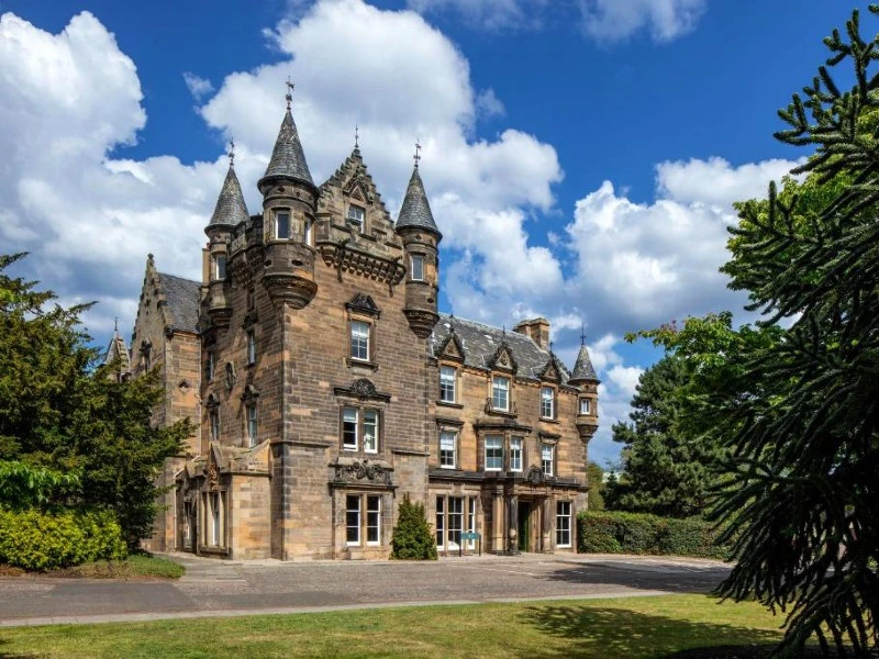 Schottland Edinburgh Unterkunft Special stay Schloss