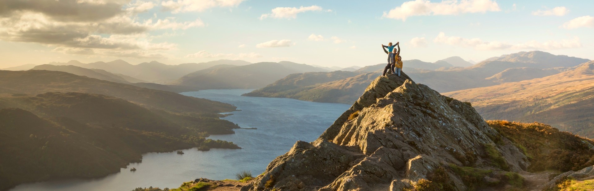 Schottland Berggipfel bei Loch Lomond