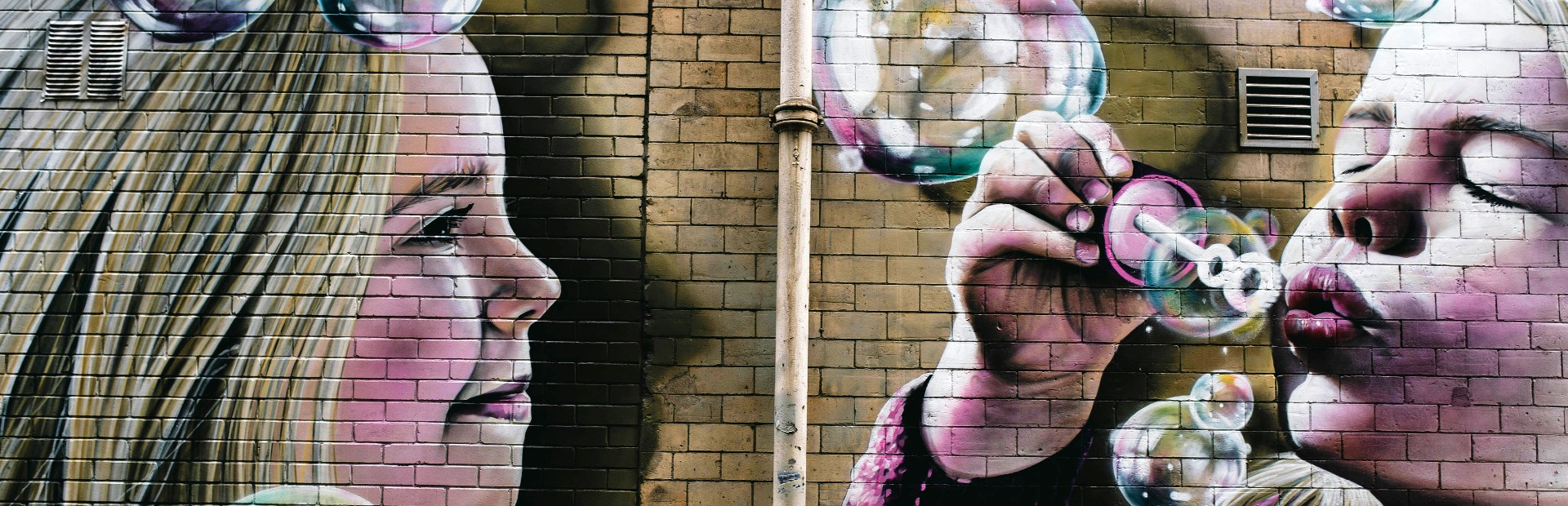 Straßenkunst in Schottland