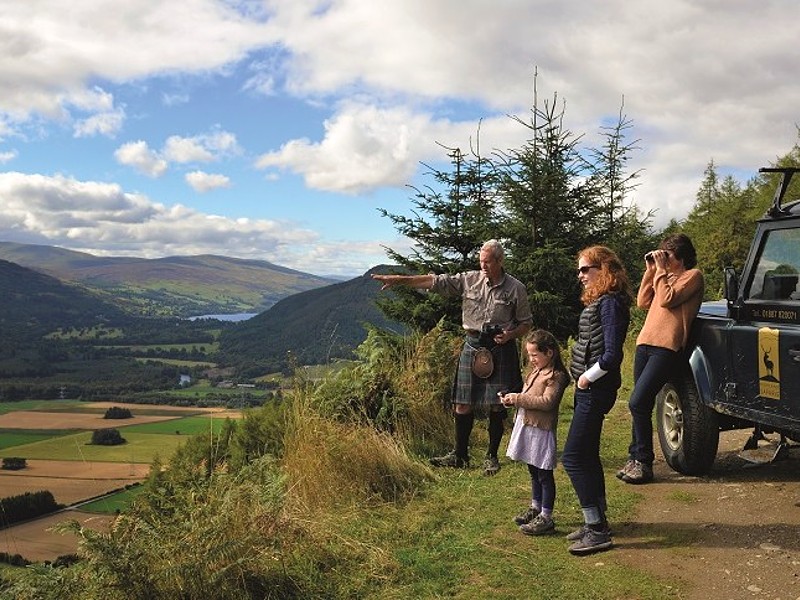 Schottland Pitlochry Highland Safari