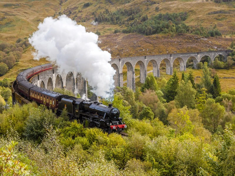 Schottland Jacobite Dampfzug