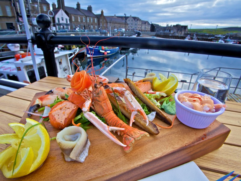 Schottland Orkney Meeresfrüchte