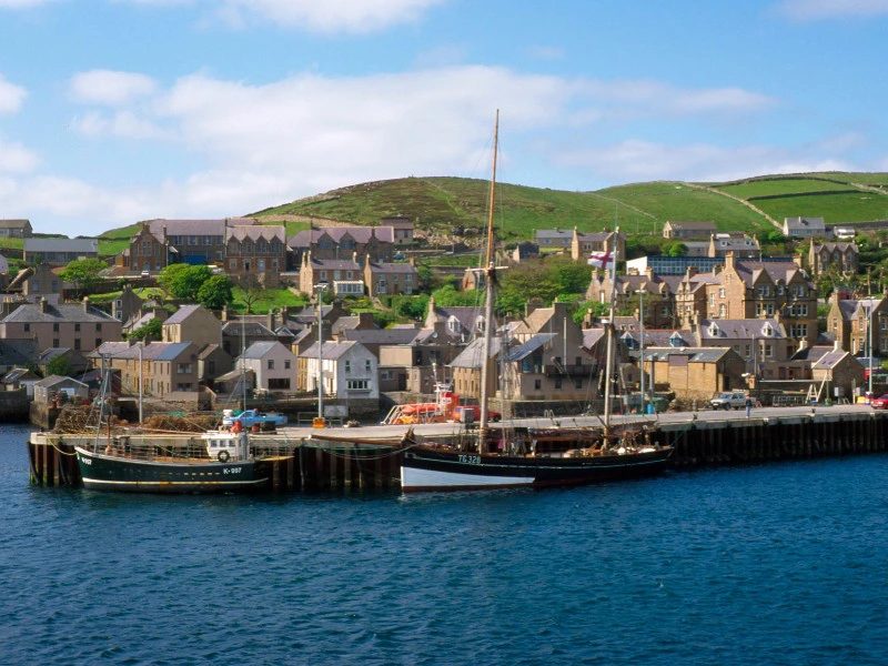Schottland Orkney Stromness Hafen