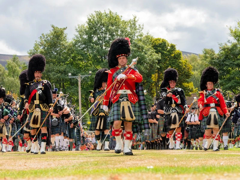 Schottland Dudelsackspieler