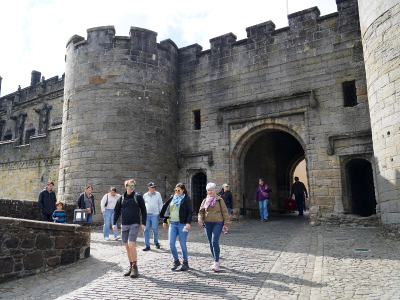 Schottland Stirling Castle Eingang