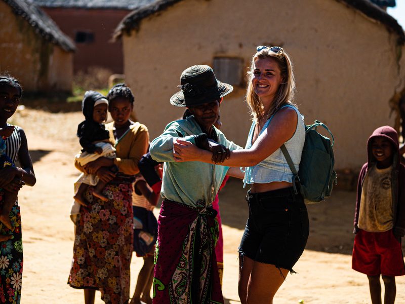 Madagaskar Ambalavao Einheimische