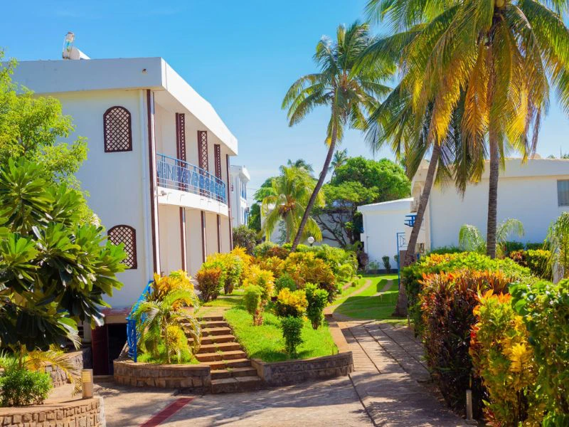 Anlage vom Hotel in Diego Suarez Madagaskar