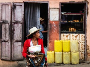 Madagaskar Fianarantsoa einhemische Frau