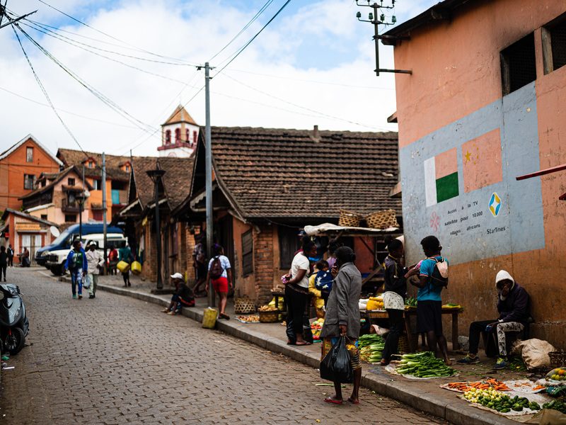 Madagaskar Fianarantsoa Stadtbild
