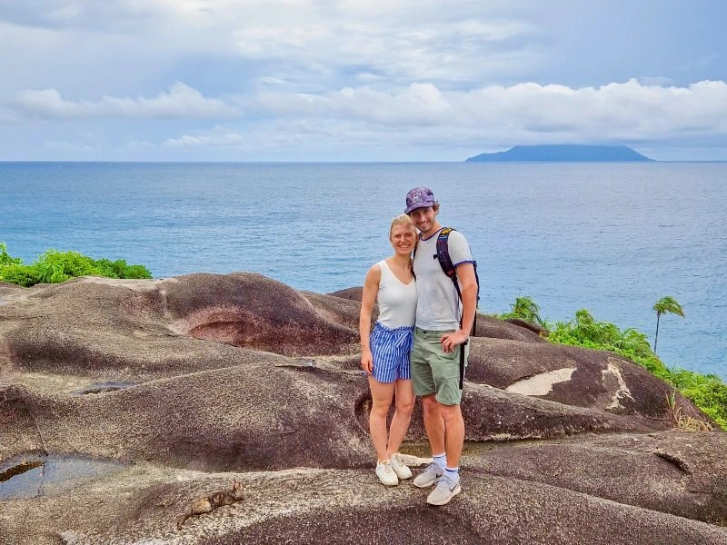 Paar auf Mahé Seychellen