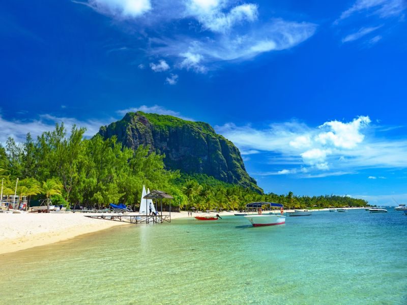 Strand auf Mauritius