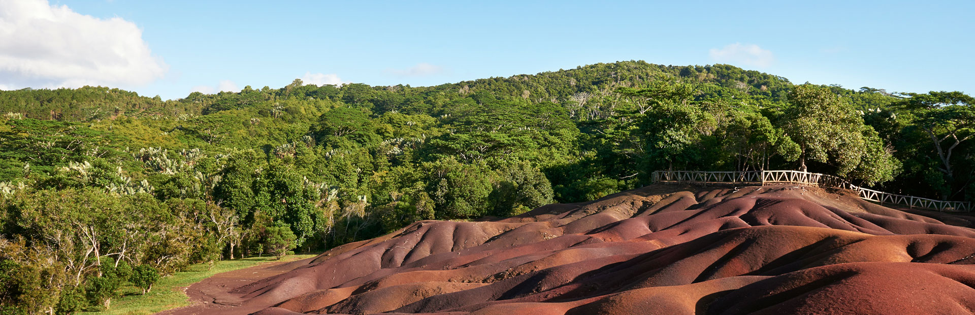 Siebenfarbige Erde auf Mauritius