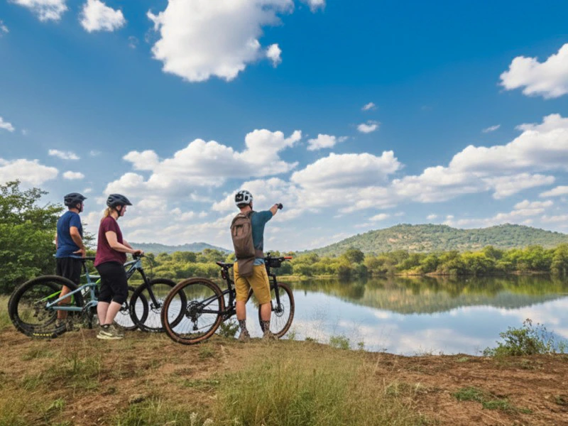 Madagascar - Tritriva Lake - Radtour Ausblick