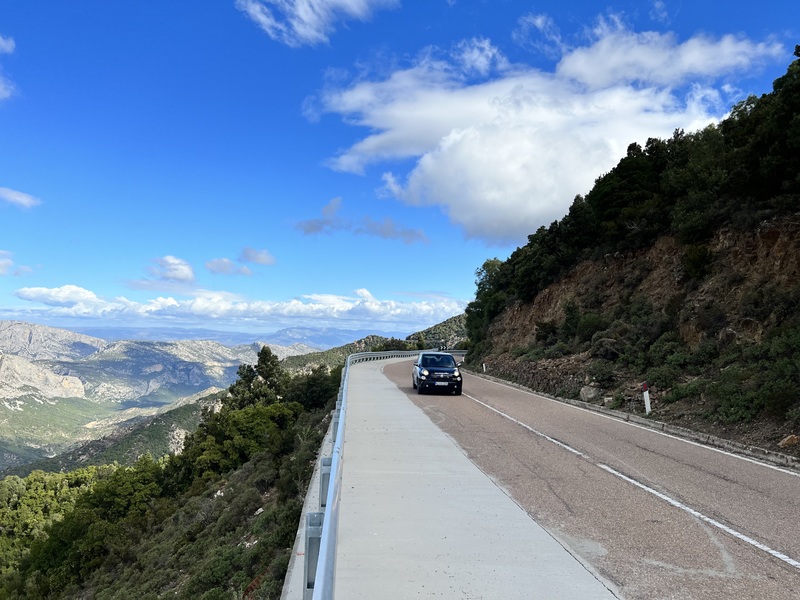 Straße auf Sardinien