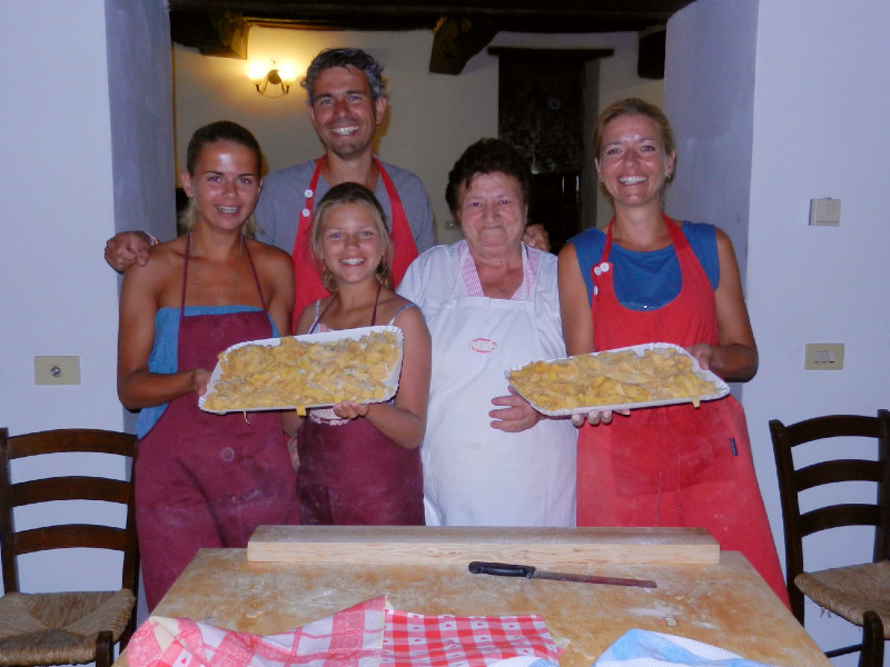 Kochkurs mit der Familie, Sardinien