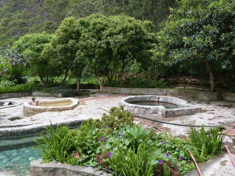 Thermalquellen in Banos, Ecuador