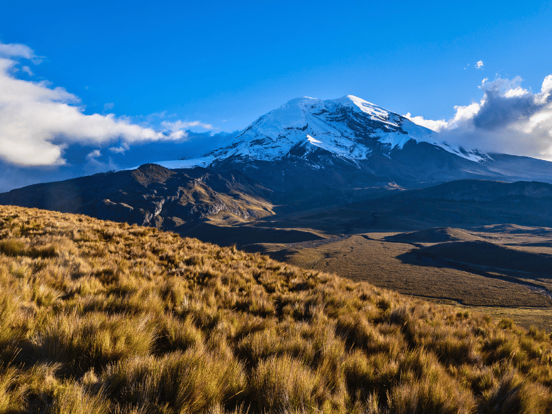 Chimborazo in Ecuador