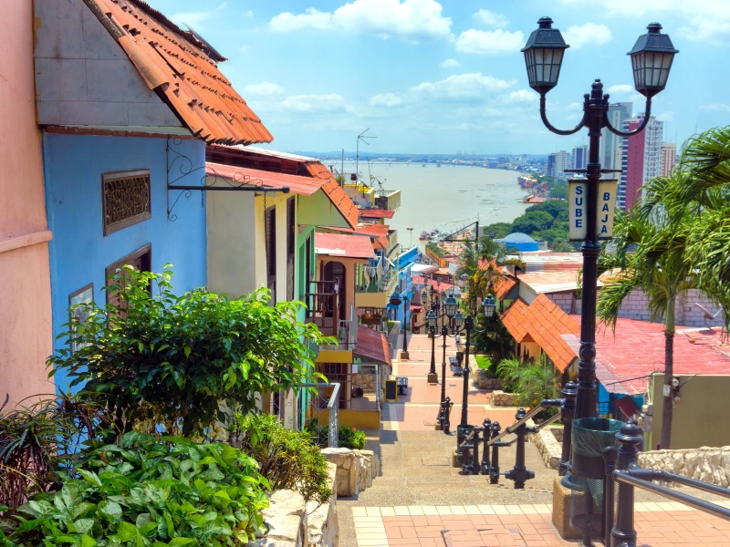 Unterwegs im Stadtteil Las Penas in Guayaquil, Ecuador