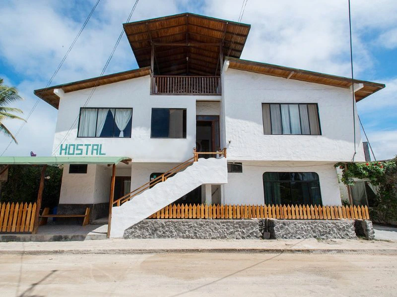 Einfaches Hotel auf Isabela, Galapagos