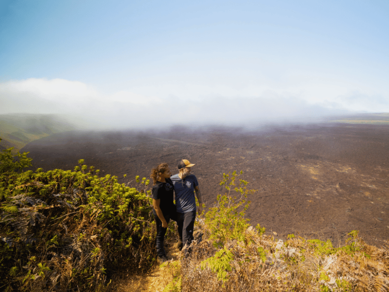 Sierra Negra Vulkanwanderung auf Isabela