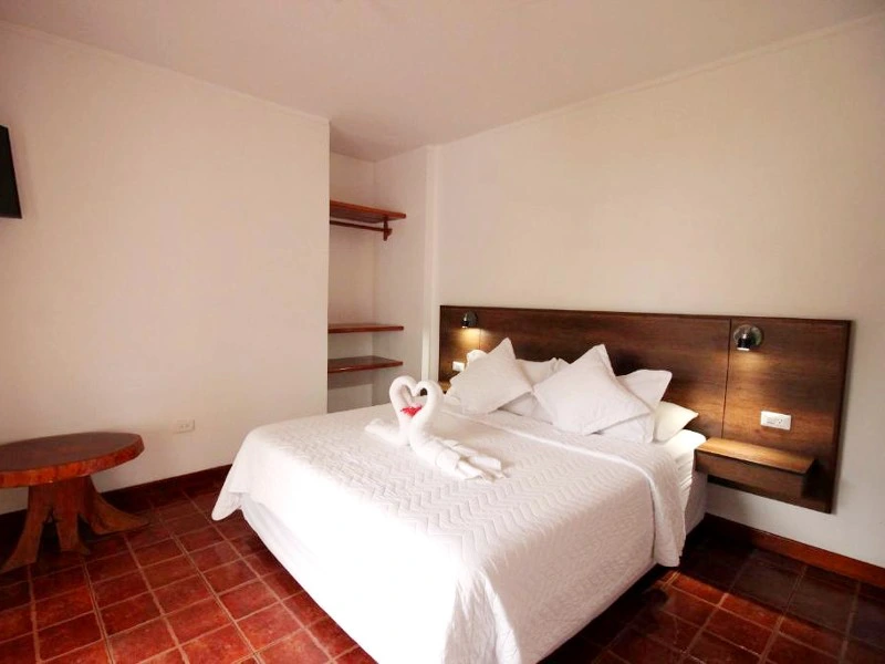 Einfaches Hotel auf Santa Cruz, Galapagos