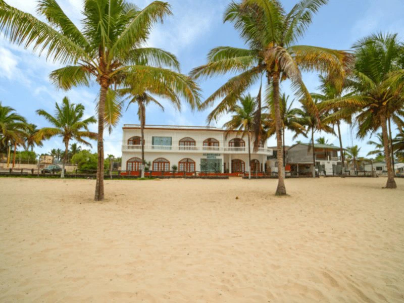 Hotel auf Isabela, Ecuador