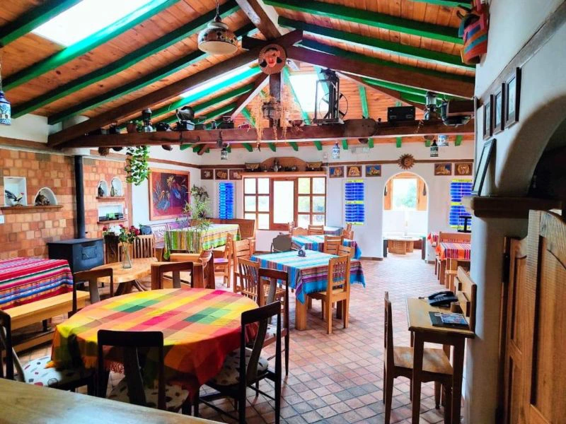 Restaurant in Chugchilan, Ecuador
