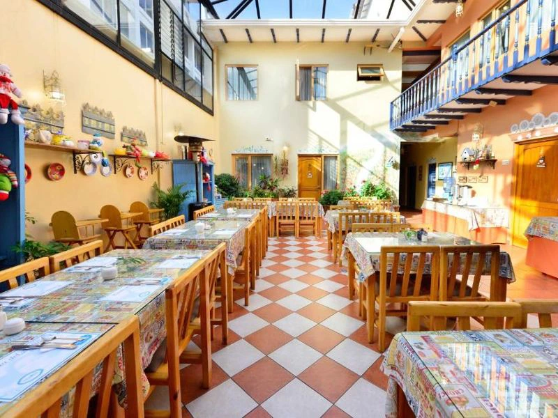 Restaurant im Hotel in Cuenca, Ecuador