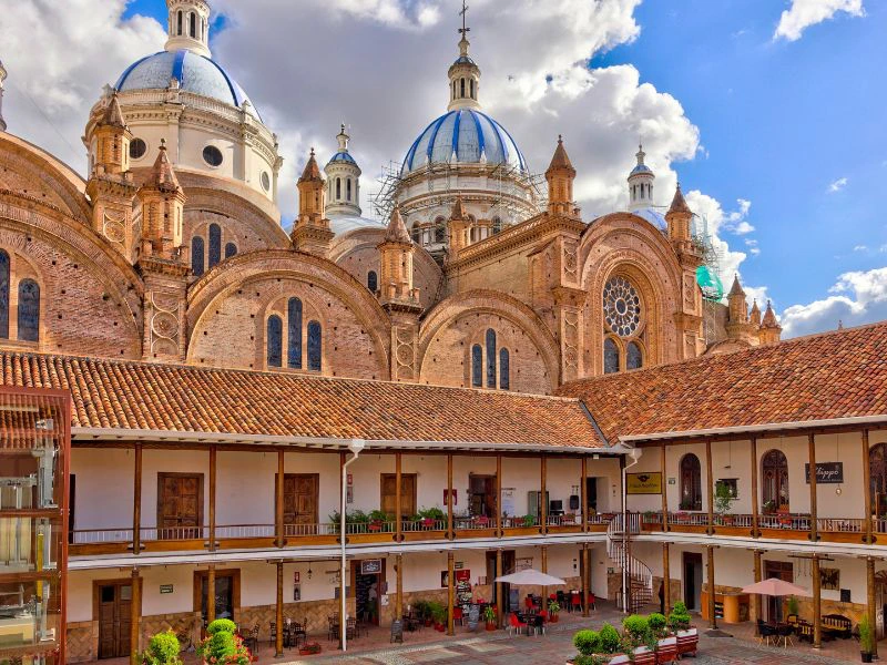 Kathedrale in Cuenca in Ecuador