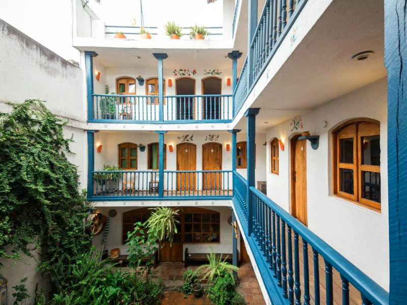 Unterkunft im kolonialen Stil in Otavalo, Ecuador