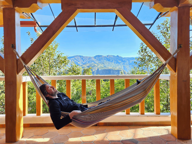 Unterkunft in Chugchilan, Ecuador