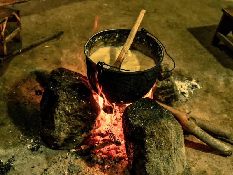 Traditionell kochen in Otavalo
