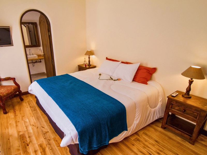 Zimmer des Hotels in Riobamba, Ecuador