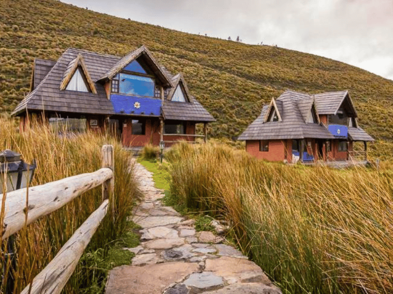 Special Stay Unterkunft am Chimborazo von außen, Ecuador