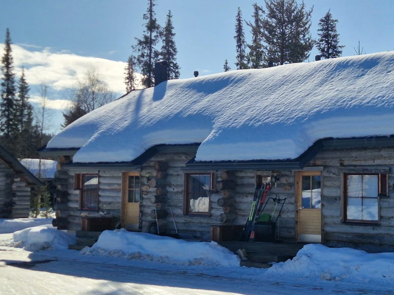 Blockhütte bei Äkäslompolo