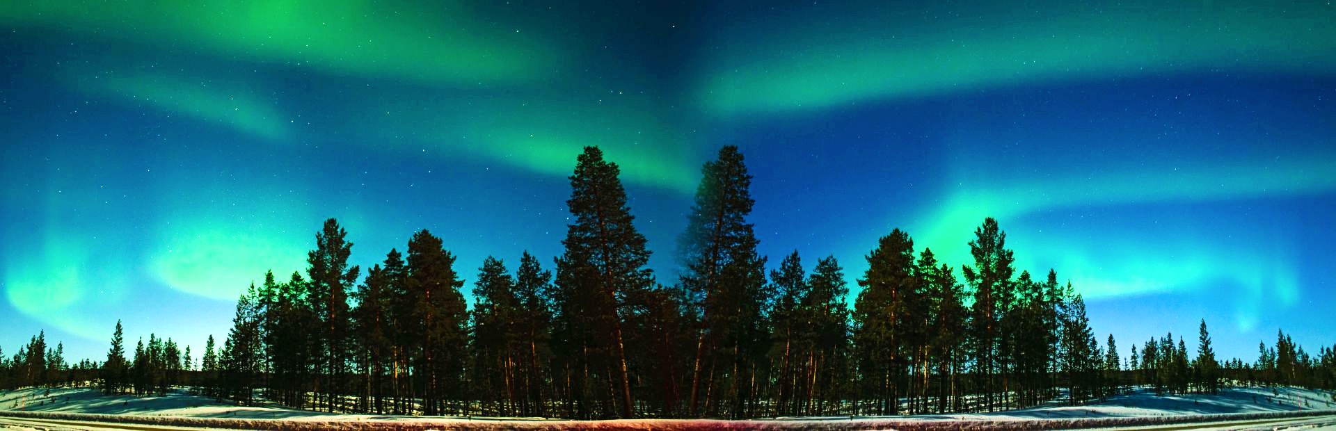 Nordlichter in Finnland