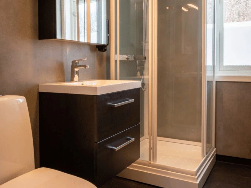 Badezimmer in Tromsø, Norwegen