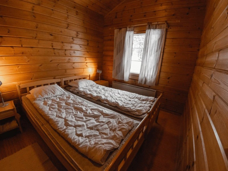 Schlafzimmer in Ylläs, Finnland