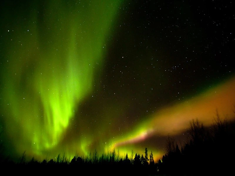 Nordlichter in Lappland