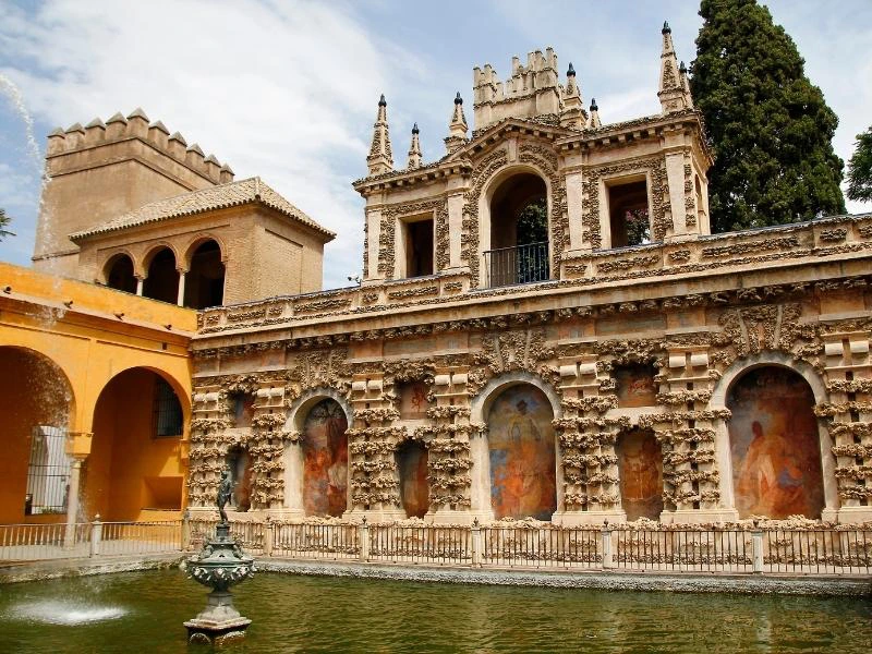 Königspalast Alcazar in Sevilla, Spanien