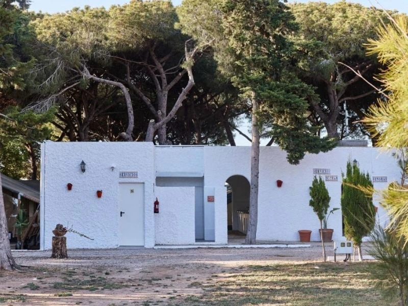Eingang der Glampingunterkunft an der Costa del Sol