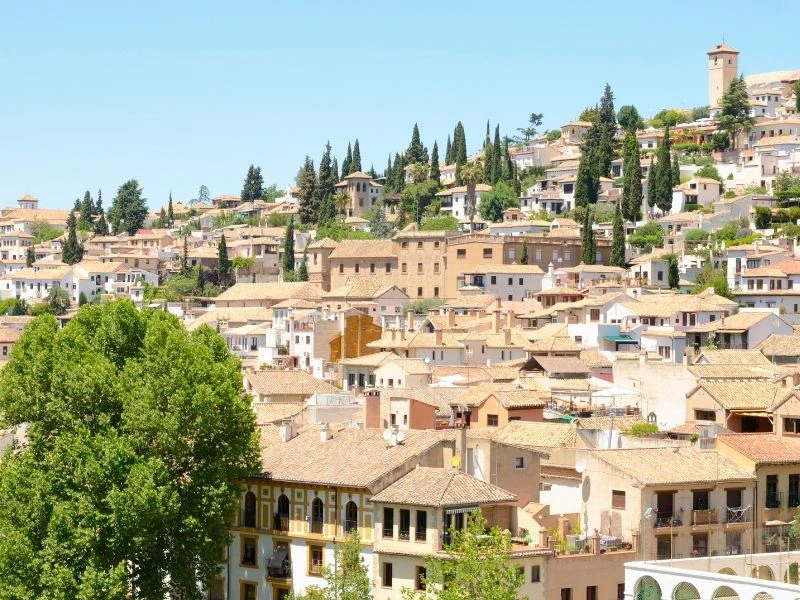 Stadtteil Albaicin, Granada, Spanien