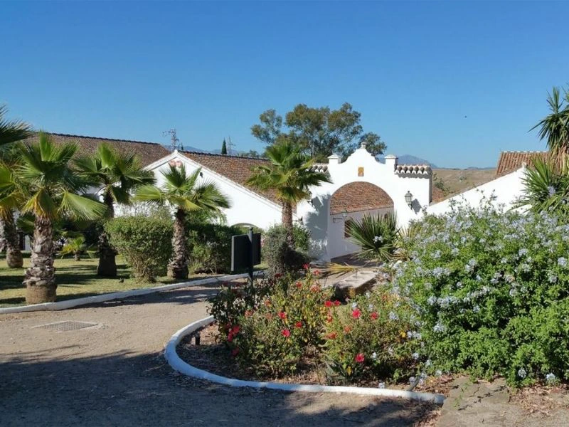 Blick auf die Unterkunft in Pizarra in der Umgebung von Malaga, Spanien