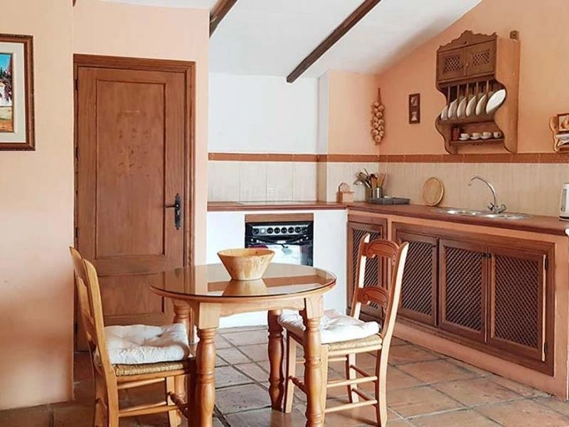 Esszimmer der Unterkunft in Montejaque, Spanien