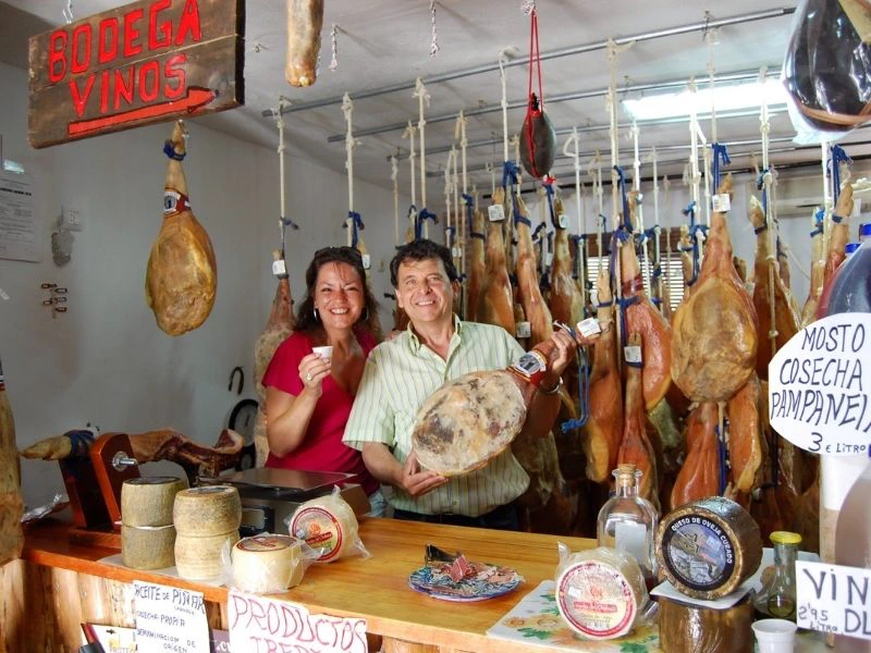 Besuch der biologischen Ibérico Farm bei Sevilla, Spanien