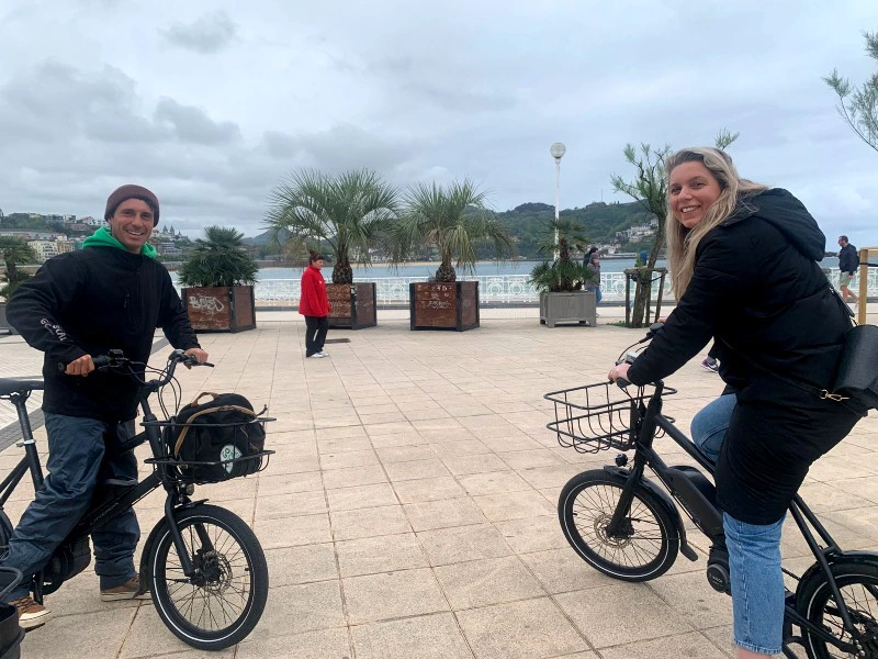 Fahrradtour in San Sebastian, Spanien