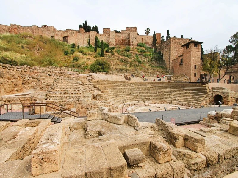 Festung in Malaga, Spanien